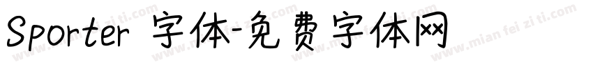 Sporter 字体字体转换